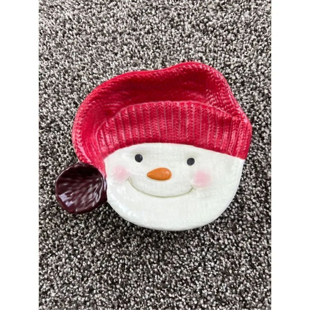 Hallmark snowman plate